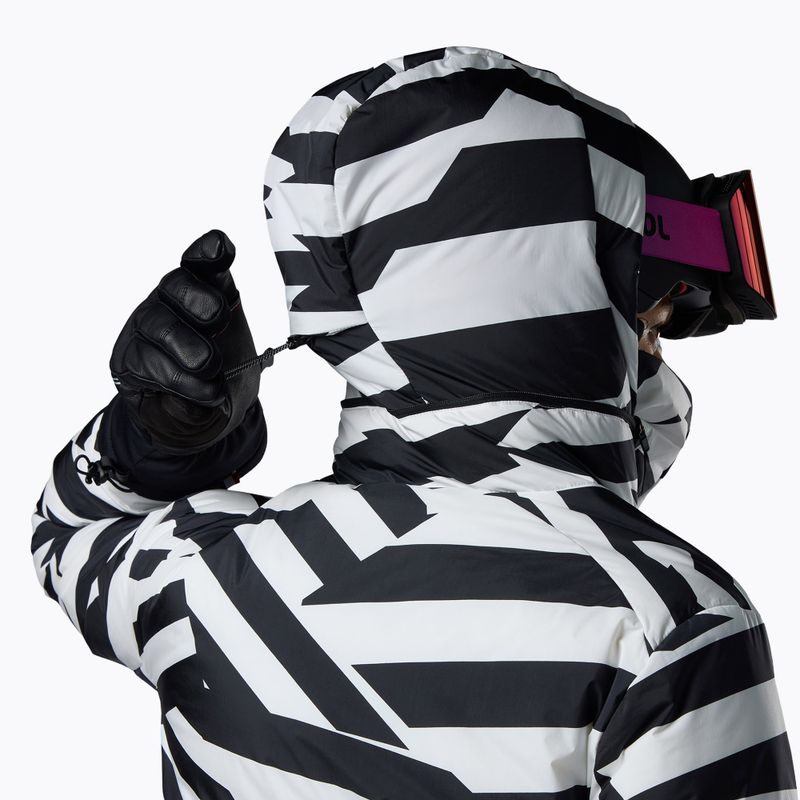 Куртка лижна жіноча Rossignol Snowblaze Down resort bold lines black 7