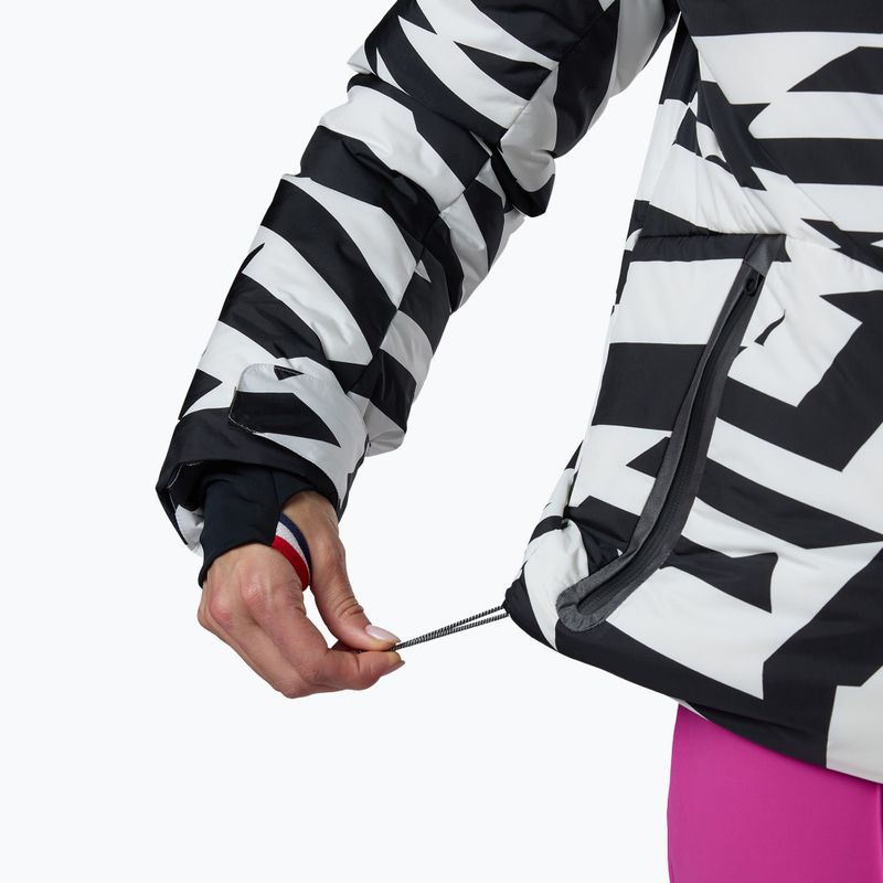 Куртка лижна жіноча Rossignol Snowblaze Down resort bold lines black 14