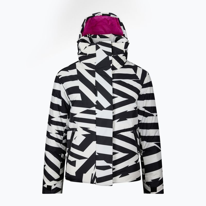 Куртка лижна жіноча Rossignol Snowblaze Down resort bold lines black 16