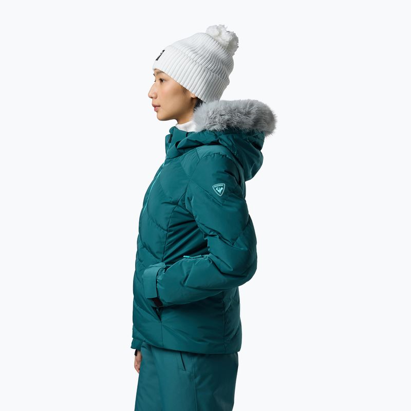 Куртка лижна жіноча Rossignol Staci Insulated transformative teal pearly 4