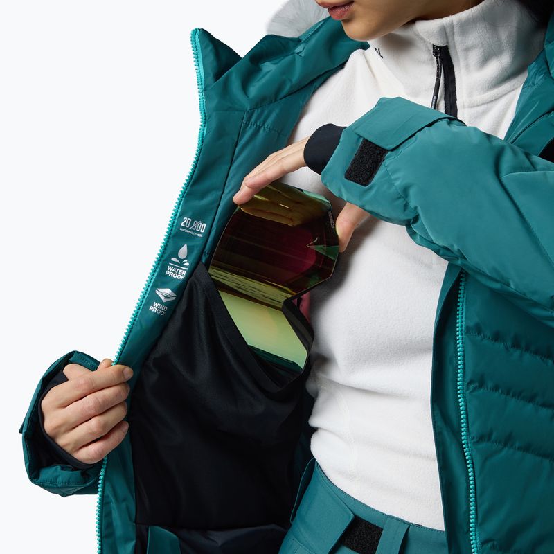 Куртка лижна жіноча Rossignol Staci Insulated transformative teal pearly 11