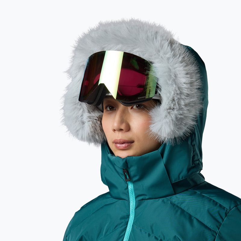 Куртка лижна жіноча Rossignol Staci Insulated transformative teal pearly 13
