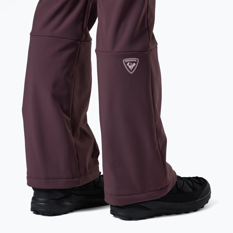 Штани лижні жіночі Rossignol Ski Softshell huckleberry 6