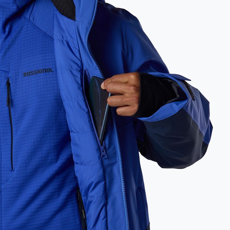 Куртка лижна чоловіча Rossignol 4WS Blackside Insulated dazzle blue/dark navy 9