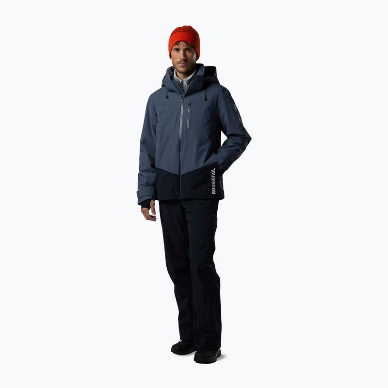 Куртка лижна чоловіча Rossignol 4WS Blackside Insulated turbulence/black 2
