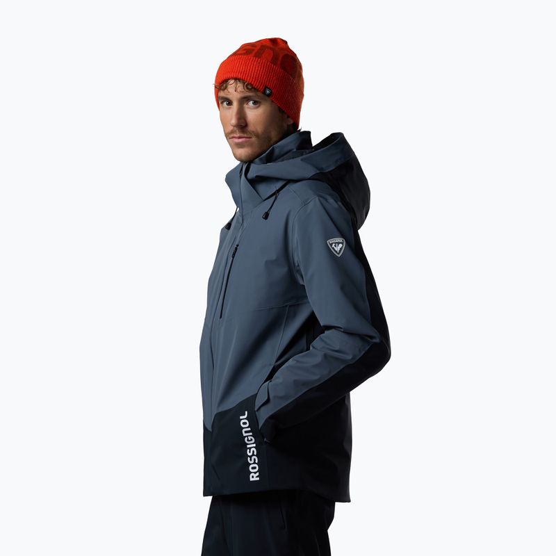 Куртка лижна чоловіча Rossignol 4WS Blackside Insulated turbulence/black 4