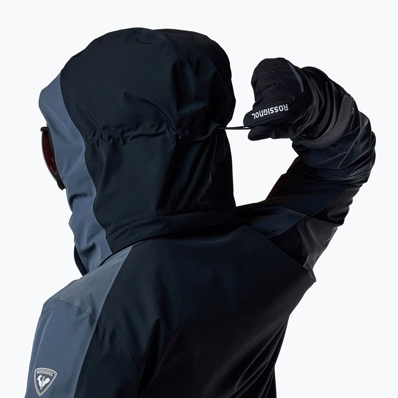 Куртка лижна чоловіча Rossignol 4WS Blackside Insulated turbulence/black 14
