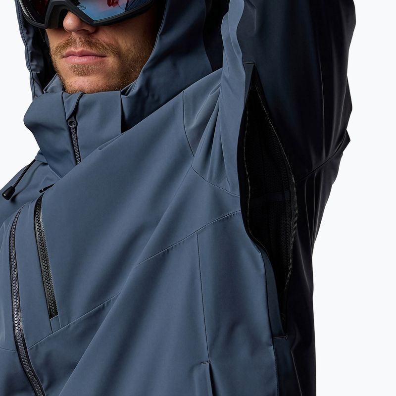 Куртка лижна чоловіча Rossignol 4WS Blackside Insulated turbulence/black 15