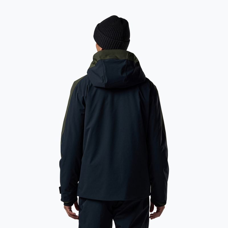 Куртка лижна чоловіча Rossignol 4WS Blackside Insulated olive shadow/black 3