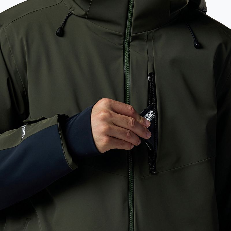 Куртка лижна чоловіча Rossignol 4WS Blackside Insulated olive shadow/black 6