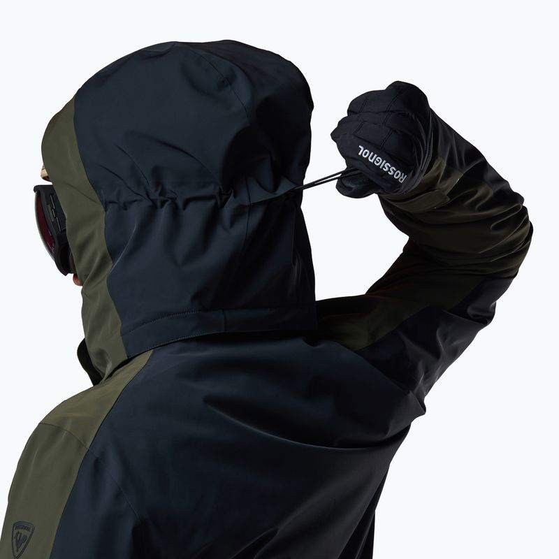 Куртка лижна чоловіча Rossignol 4WS Blackside Insulated olive shadow/black 15