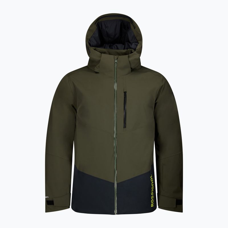 Куртка лижна чоловіча Rossignol 4WS Blackside Insulated olive shadow/black 17