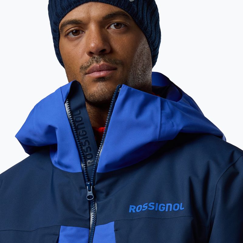 Куртка лижна чоловіча Rossignol Velika Insulated dazzle blue/dark navy 5