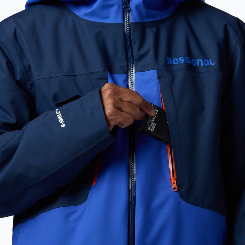 Куртка лижна чоловіча Rossignol Velika Insulated dazzle blue/dark navy 6