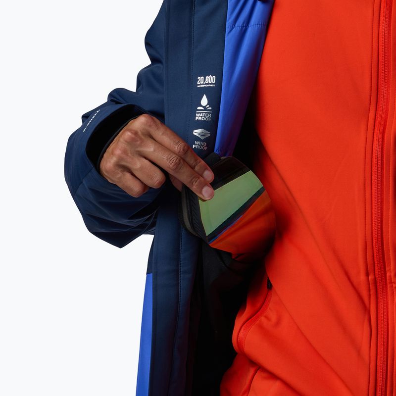 Куртка лижна чоловіча Rossignol Velika Insulated dazzle blue/dark navy 11
