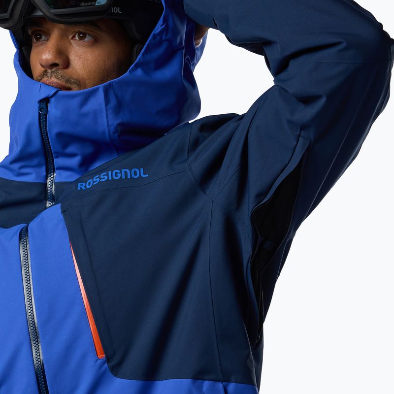 Куртка лижна чоловіча Rossignol Velika Insulated dazzle blue/dark navy 15