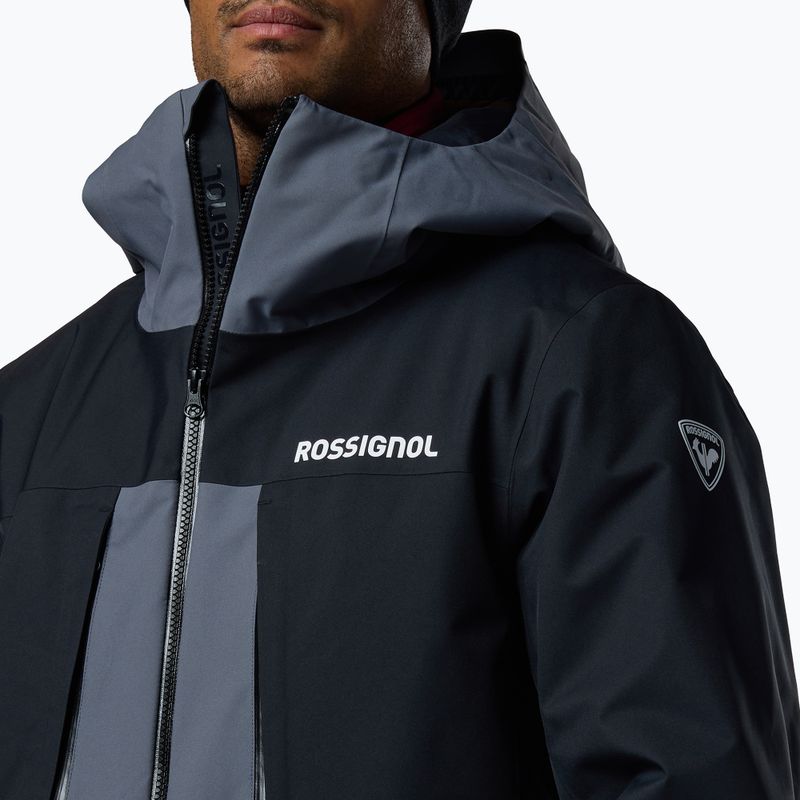 Куртка лижна чоловіча Rossignol Velika Insulated turbulence/black 5