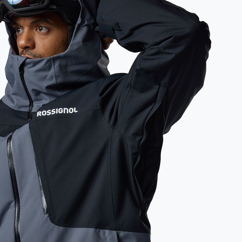 Куртка лижна чоловіча Rossignol Velika Insulated turbulence/black 15