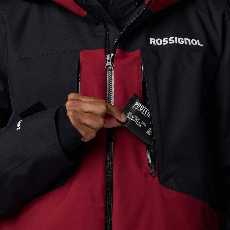 Куртка лижна чоловіча Rossignol Velika Insulated tibetan red/black 7
