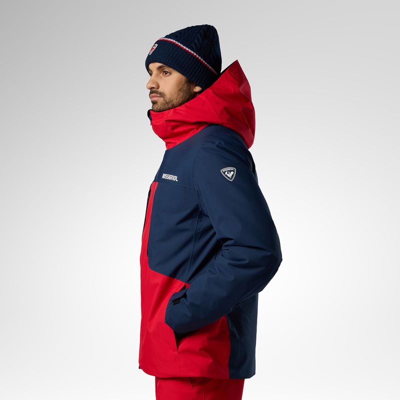 Куртка лижна чоловіча Rossignol Velika Insulated sports red/dark navy 4