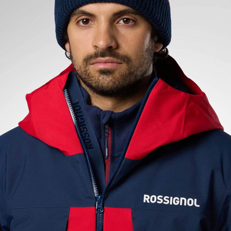 Куртка лижна чоловіча Rossignol Velika Insulated sports red/dark navy 5