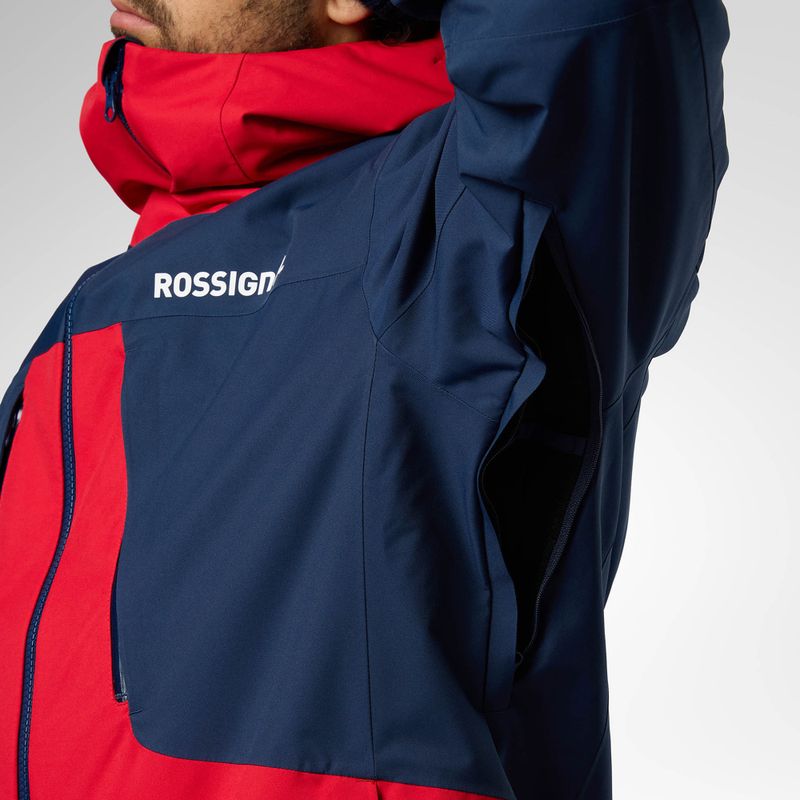 Куртка лижна чоловіча Rossignol Velika Insulated sports red/dark navy 9