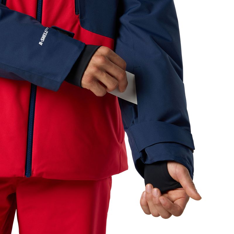 Куртка лижна чоловіча Rossignol Velika Insulated sports red/dark navy 14