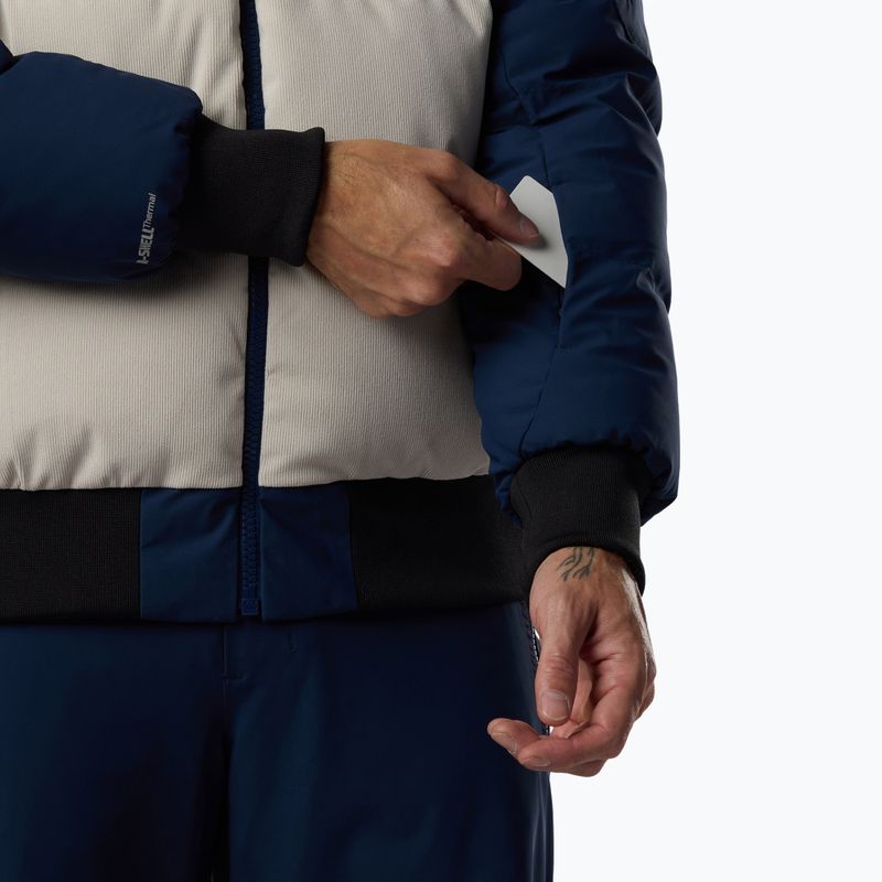 Куртка лижна чоловіча Rossignol Corduroy Down Bomber silver cloud/dark navy 13