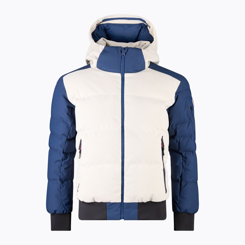 Куртка лижна чоловіча Rossignol Corduroy Down Bomber silver cloud/dark navy 15