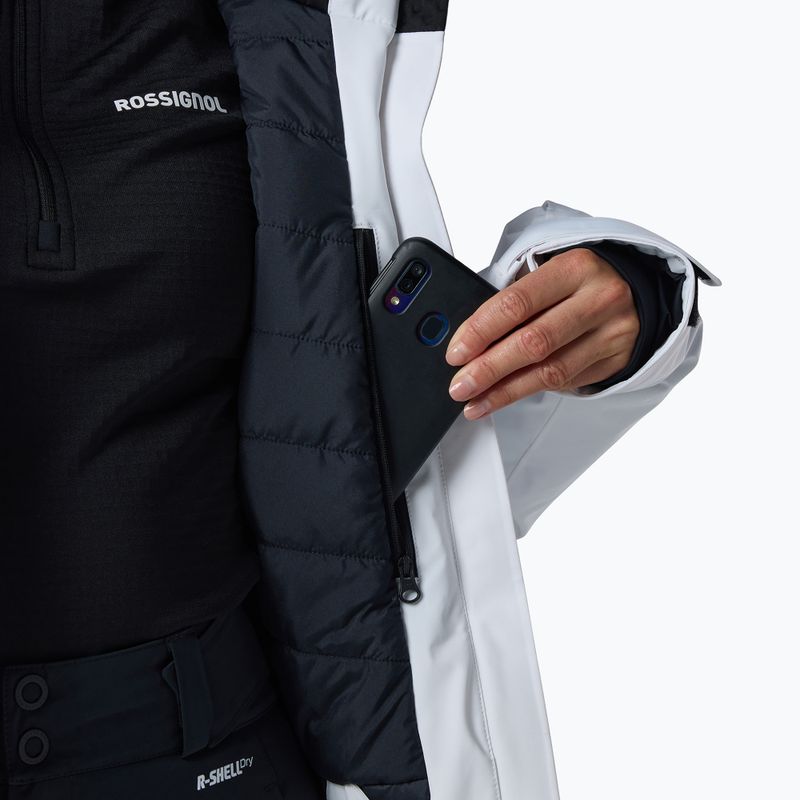 Куртка лижна жіноча Rossignol 4WS Blackside Insulated ck/white 13