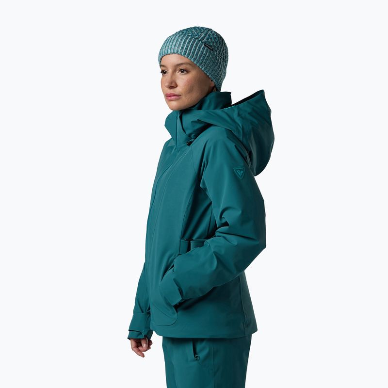 Куртка лижна жіноча Rossignol 4WS Blackside Insulated transformative teal 4