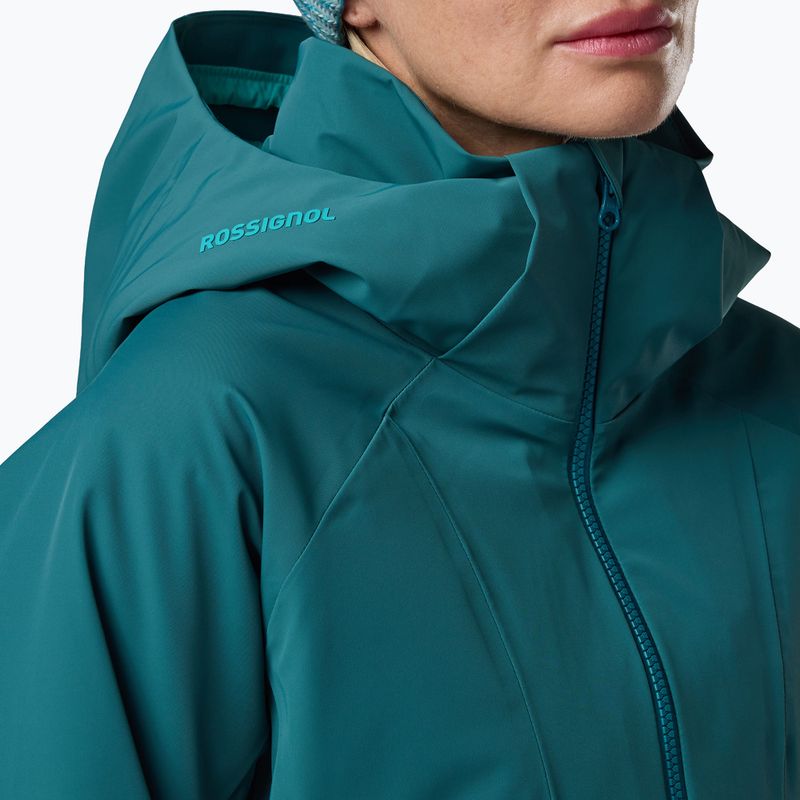 Куртка лижна жіноча Rossignol 4WS Blackside Insulated transformative teal 8