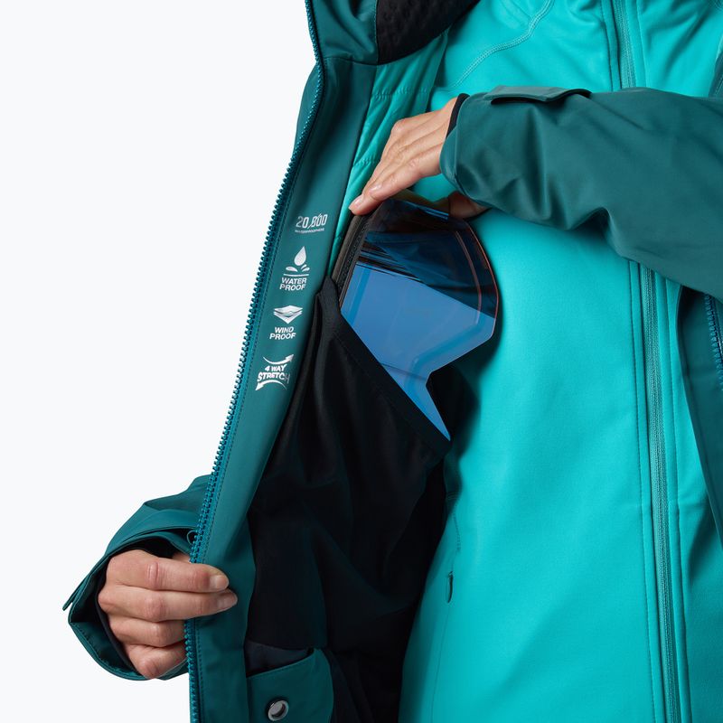 Куртка лижна жіноча Rossignol 4WS Blackside Insulated transformative teal 15