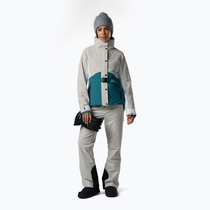 Куртка лижна жіноча Rossignol Snowdazzle Belted silver cloud 2