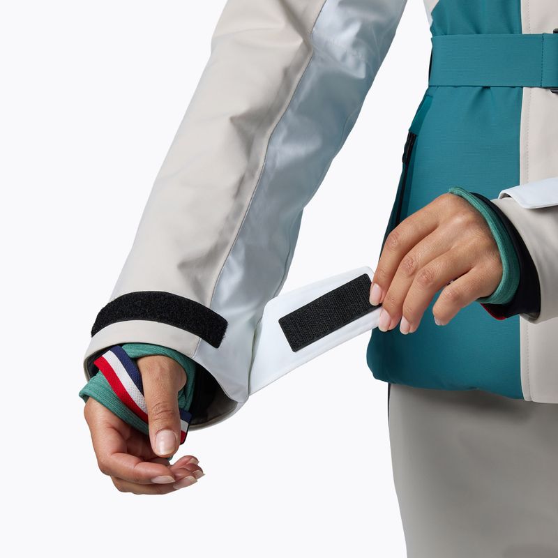 Куртка лижна жіноча Rossignol Snowdazzle Belted silver cloud 10