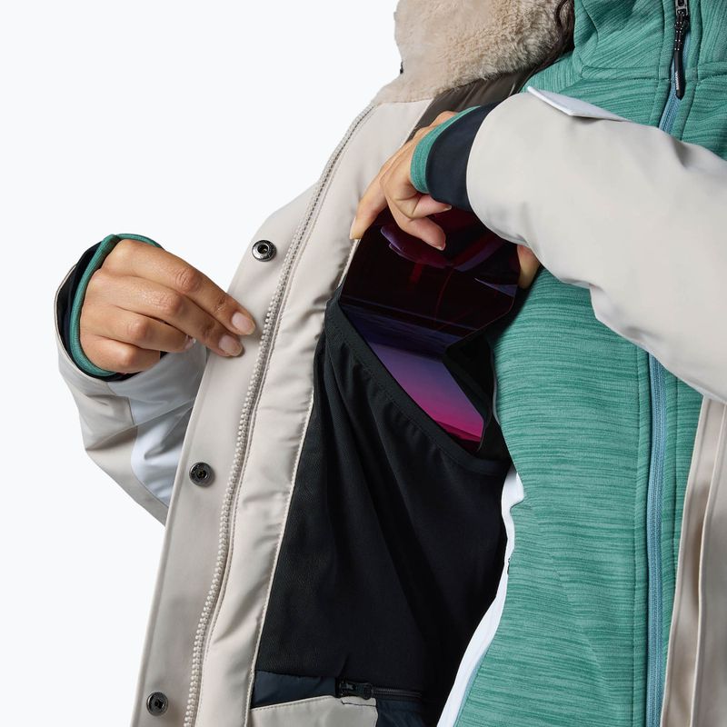 Куртка лижна жіноча Rossignol Snowdazzle Belted silver cloud 12