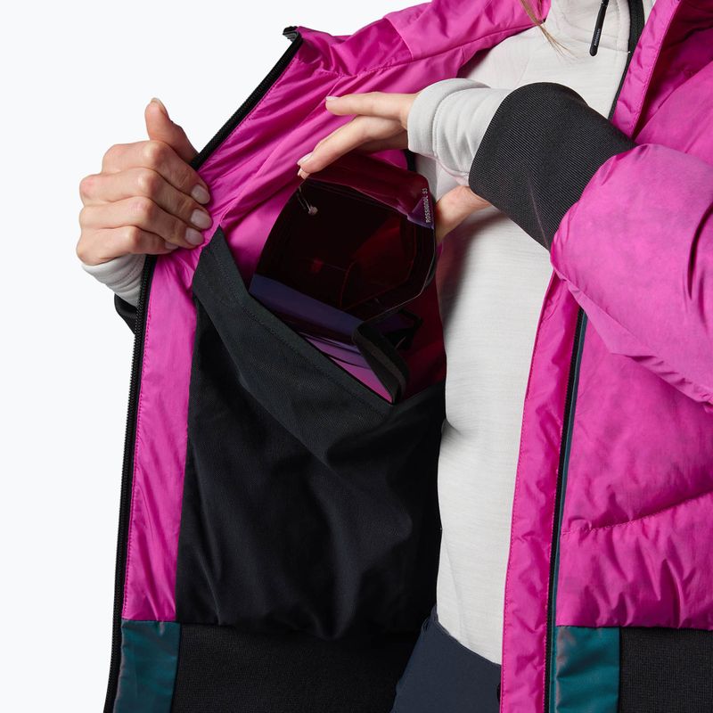 Куртка лижна жіноча Rossignol Snowblaze Down Bomber electric fuchsia 7