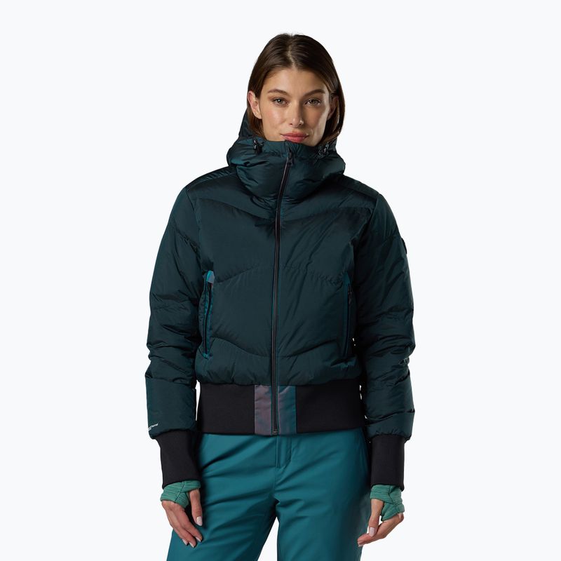 Куртка лижна жіноча Rossignol Snowblaze Down Bomber transformative teal