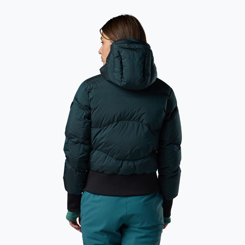 Куртка лижна жіноча Rossignol Snowblaze Down Bomber transformative teal 3
