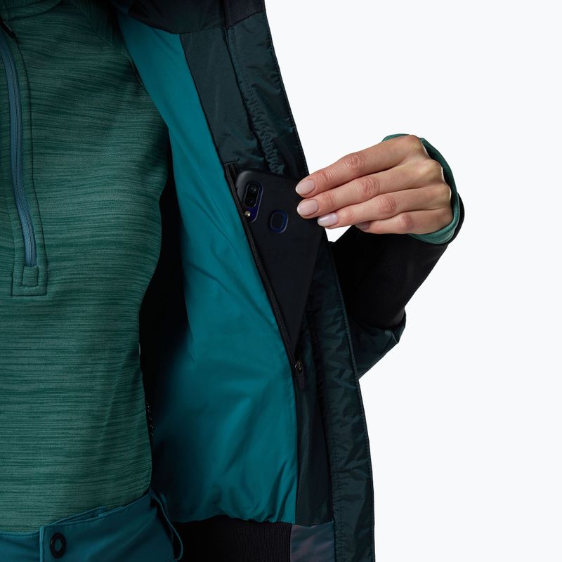 Куртка лижна жіноча Rossignol Snowblaze Down Bomber transformative teal 9