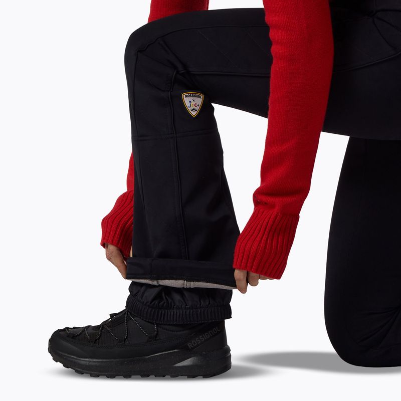 Штани лижні жіночі Rossignol JCC Softshell black 7