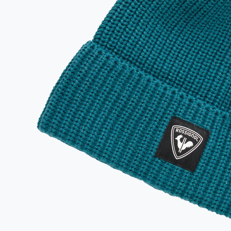 Шапка зимова Rossignol Strawpile Pompom Beanie transformative teal 3