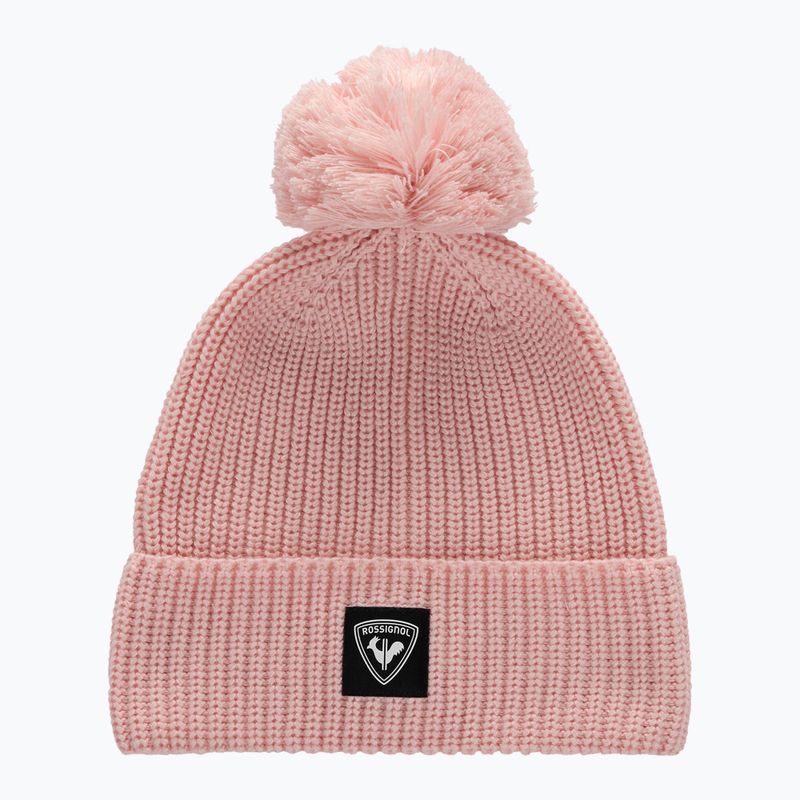 Шапка зимова Rossignol Strawpile Pompom Beanie pale lilac