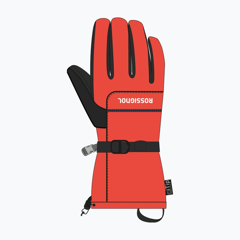 Рукавиці лижні чоловічі Rossignol Action R-Shell Dry golden gate 3