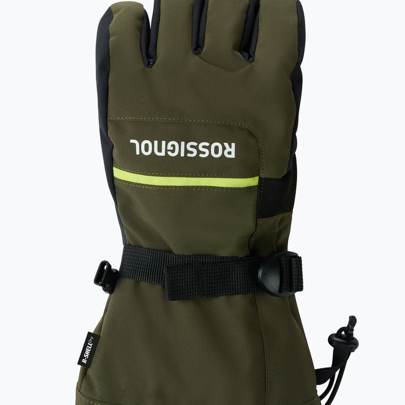 Рукавиці лижні чоловічі Rossignol Action R-Shell Dry olive shadow 3