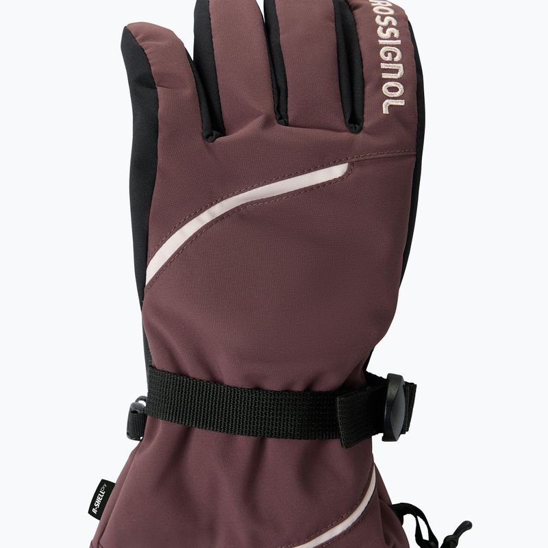 Рукавиці лижні жіночі Rossignol Temptation R-Shell huckleberry 3