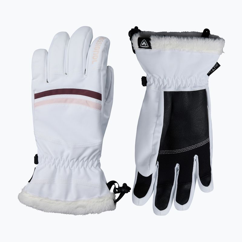 Рукавиці лижні жіночі Rossignol Piste R-Shell Dry white 2
