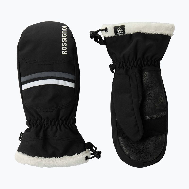 Рукавиці лижні жіночі Rossignol Piste Mittens R-Shell Dry black 2