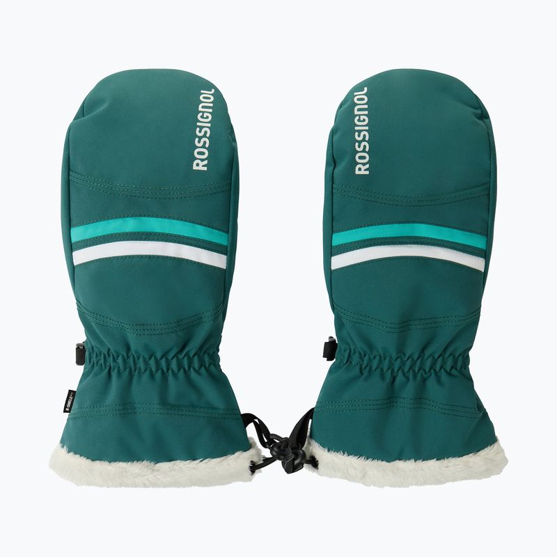 Рукавиці лижні жіночі Rossignol Piste Mittens R-Shell Dry transformative teal