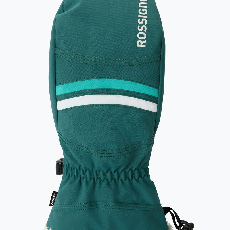 Рукавиці лижні жіночі Rossignol Piste Mittens R-Shell Dry transformative teal 3